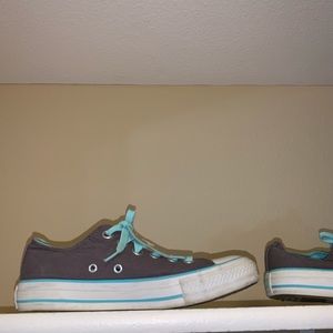 Converse All Star Blue and Grey Sneakers